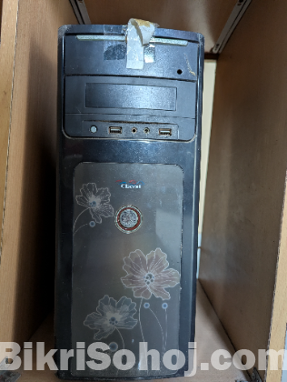 Intel core 2 duo, 4 gb ram with casing.